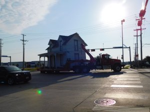 Miss Belle's house being moved 10 August 2025